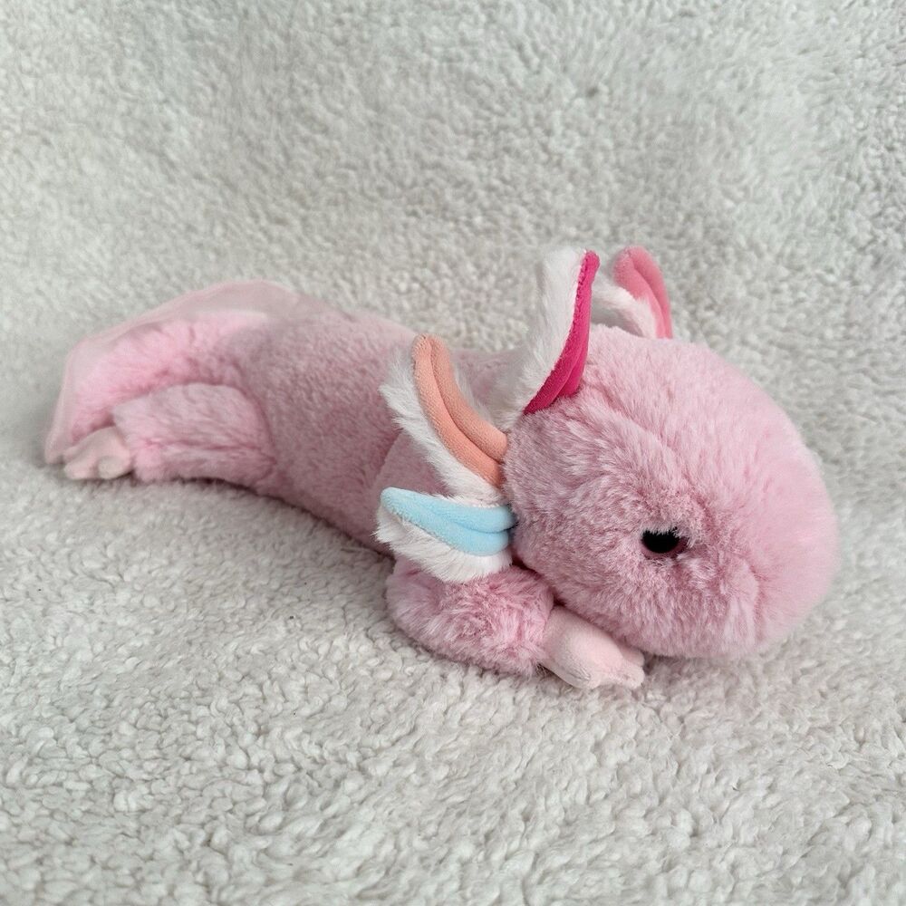 Douglas Cuddle Toy Jazzie Pink Axolotl Salamander 12" Plush Stuffed Animal